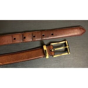 Polo Ralph Lauren Belt Mens 42 105cm Brown Genuine Italian  Seattle Leather